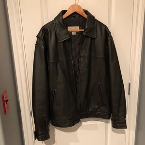 vintage men’s leather jacket